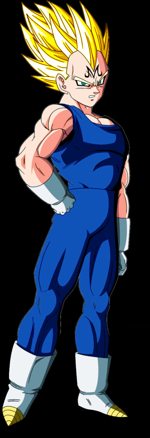 Super Saiyan Vegeta Standing Pose | PNGpix.com