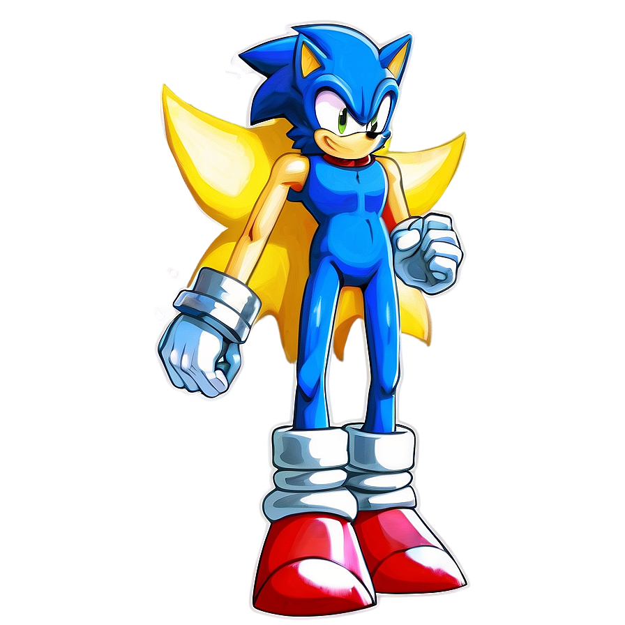 Super Sonic Transformation Png Sck PNG image