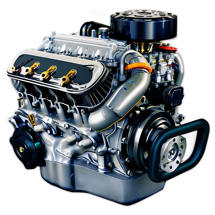 Supercharged Car Engine Layout Png 90 PNG image