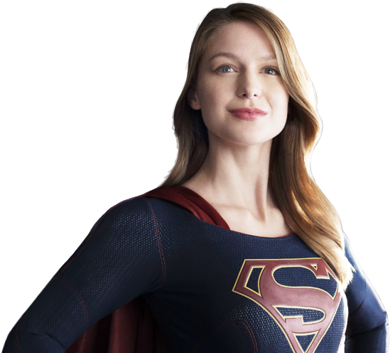 Supergirl Pose Smiling PNG image