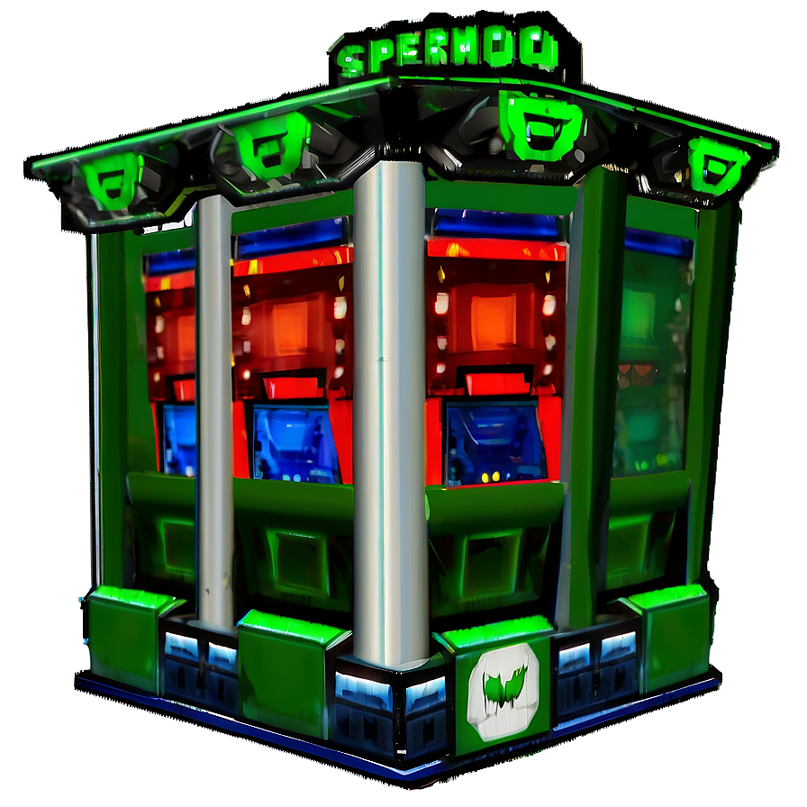 Superhero Arcade Game Png Trp PNG image