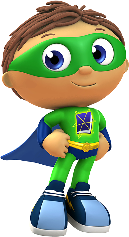 Superhero Child Cartoon Character PNG image