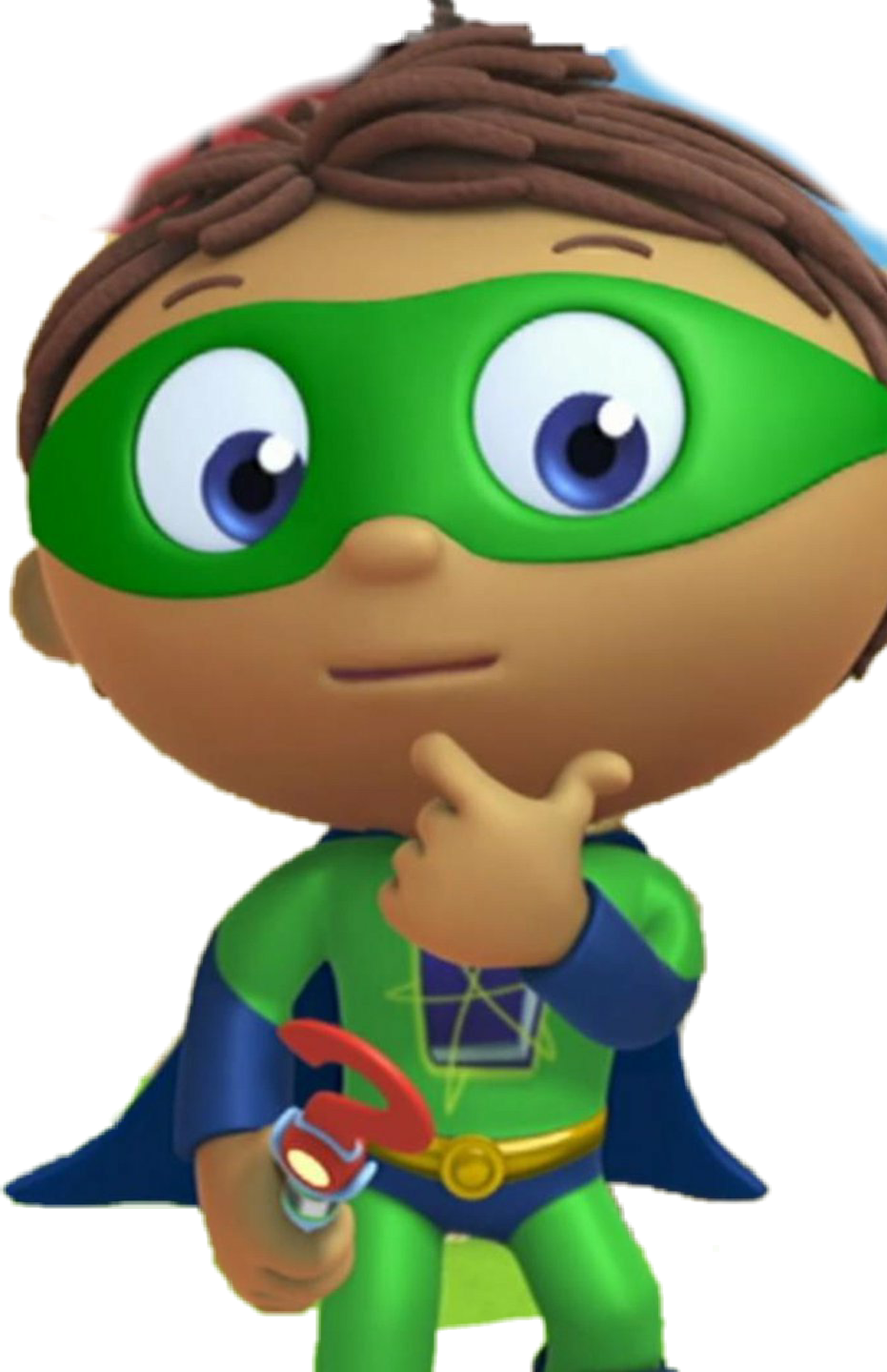 Superhero Child Cartoon Character PNG image