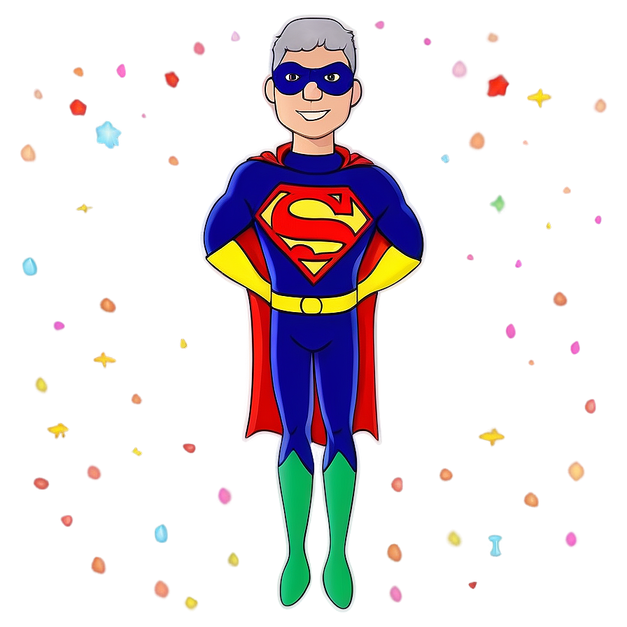 Superhero Doodle Png Rae5 PNG image