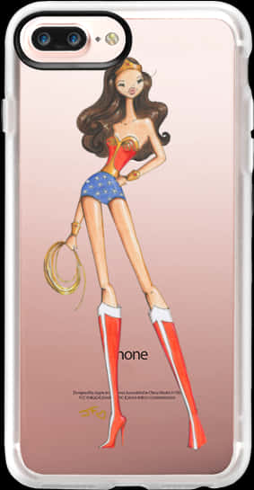 Superhero Fashioni Phone Case PNG image