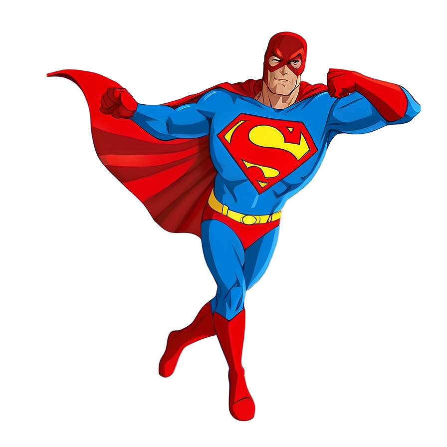 Superhero In Action Png 05062024 PNG image