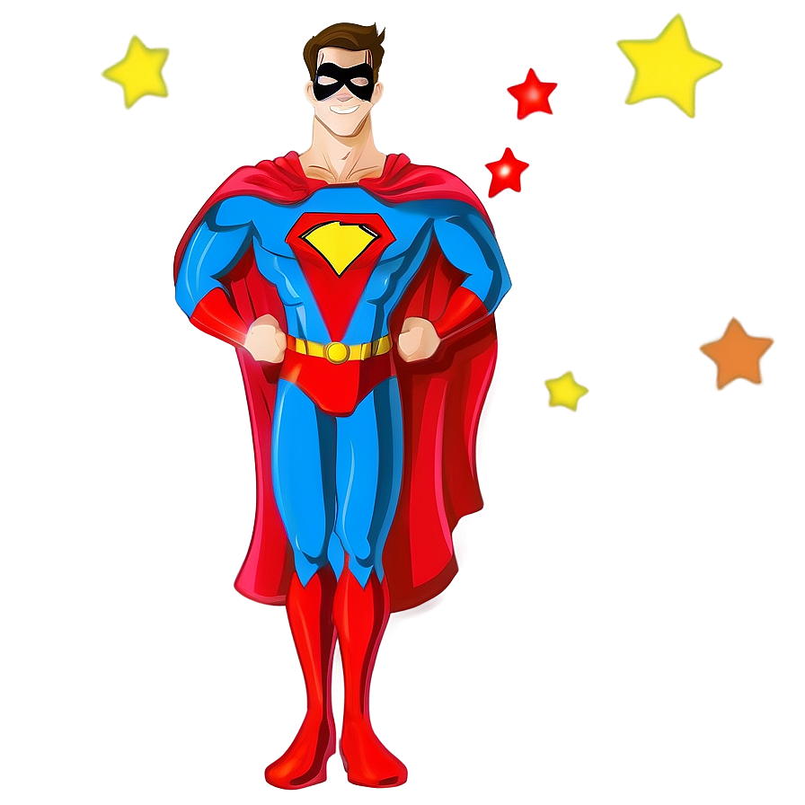 Superhero Man Png Dua PNG image