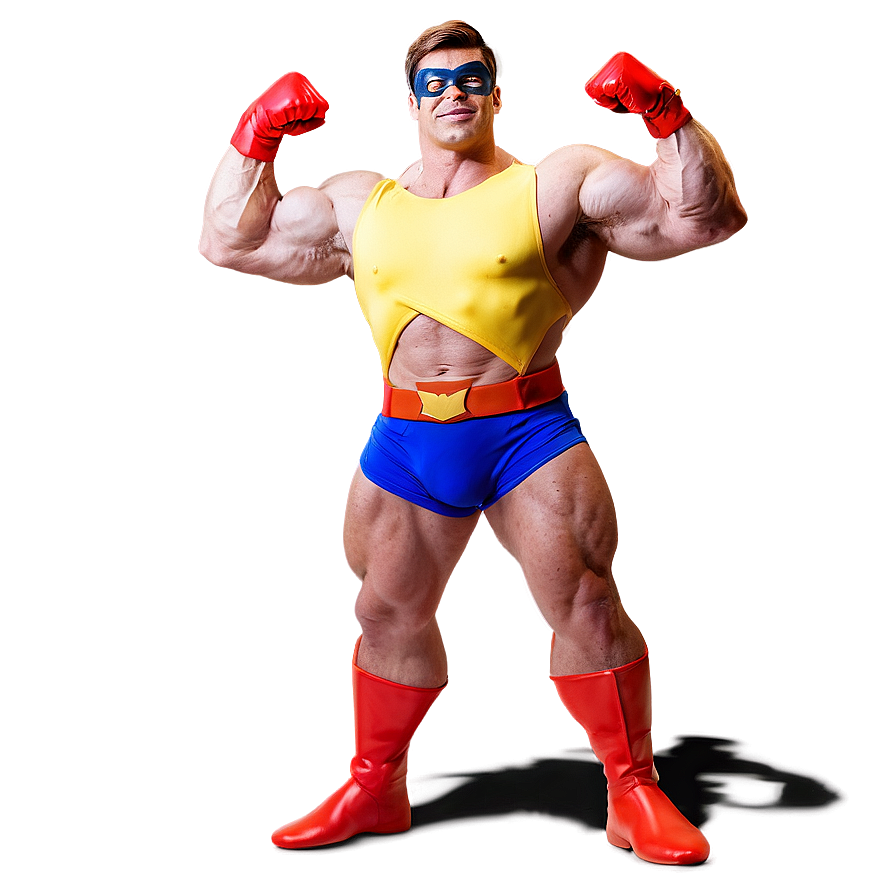 Superhero Muscle Man Png 06252024 PNG image