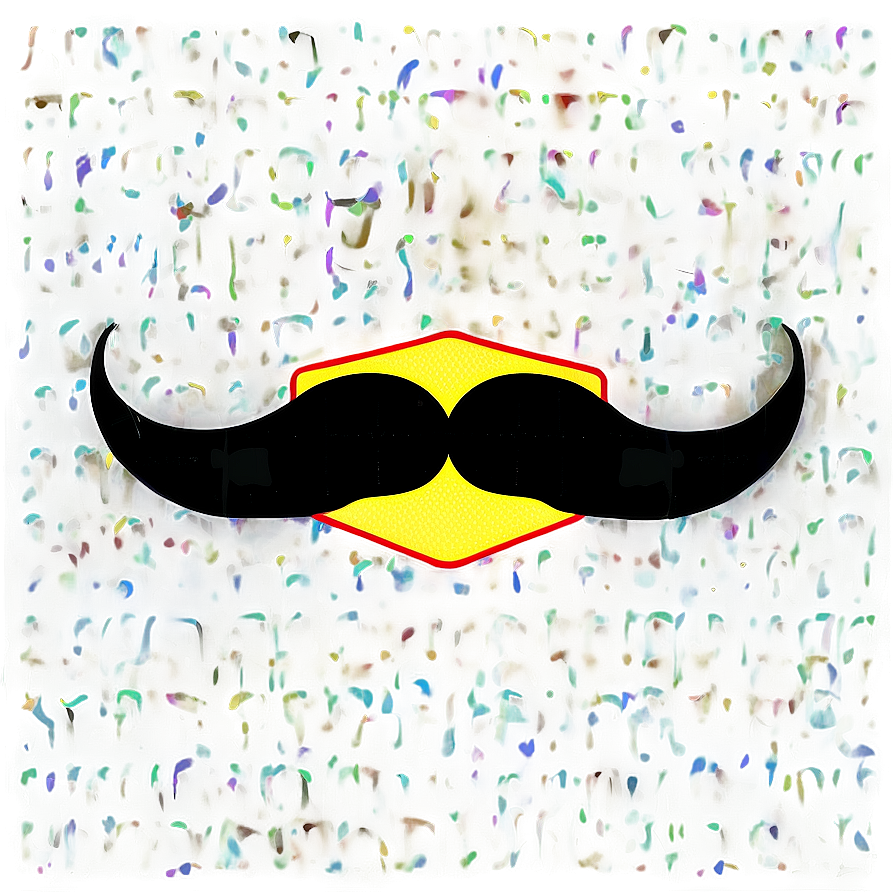 Superhero Secret Identity Mustache Png 93 PNG image