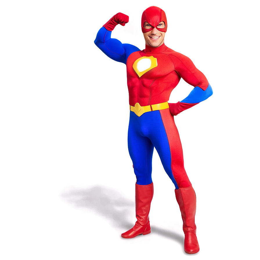 Superhero Victory Pose Png 10 PNG image