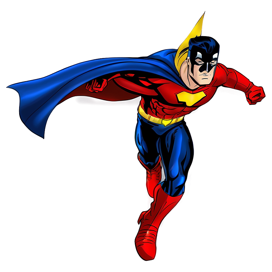 Superhero With Cape Png Ong PNG image