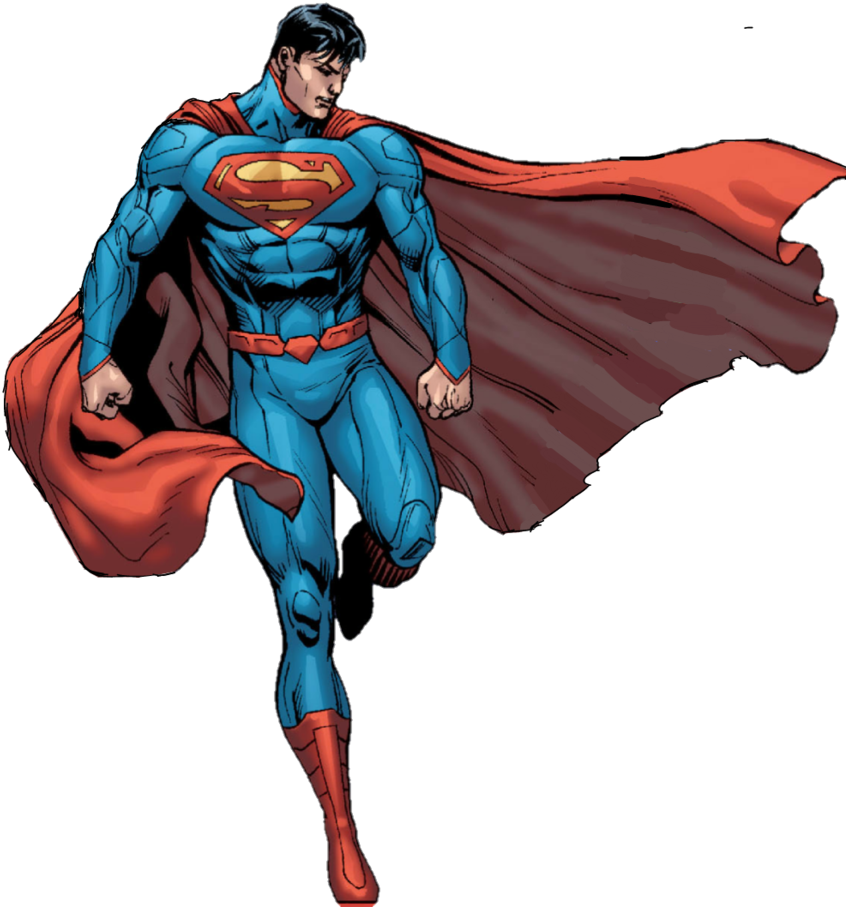 Superman Classic Pose PNG image