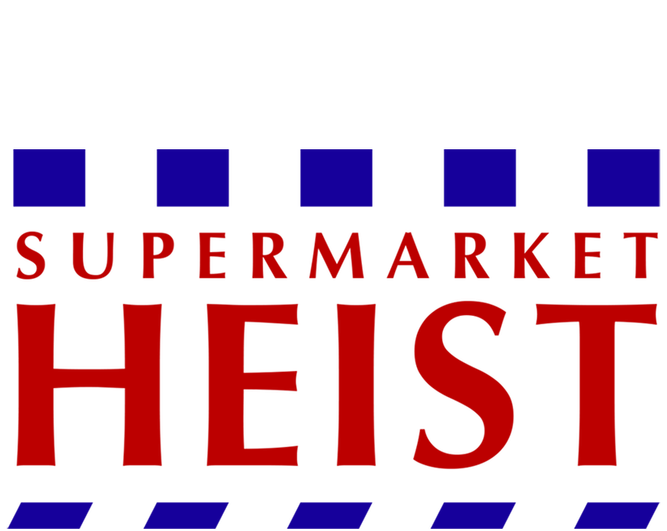 Supermarket Heist Graphic PNG image