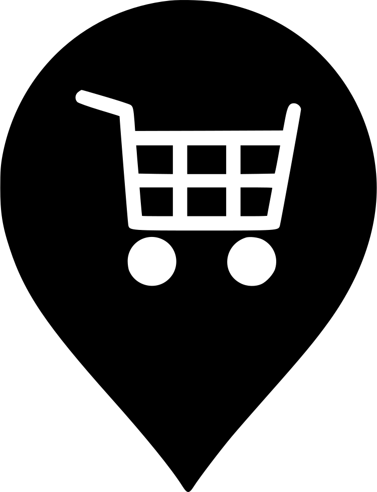 Supermarket Location Icon PNG image