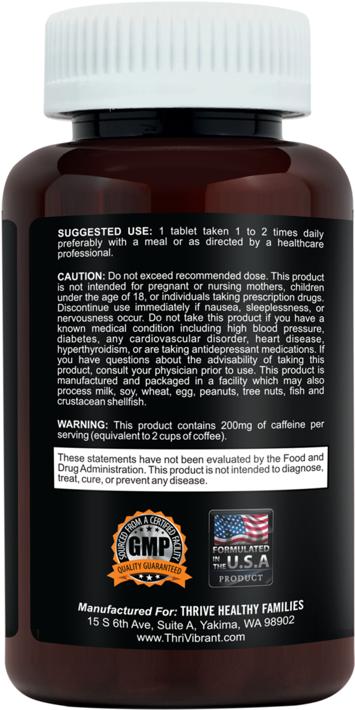 Supplement Bottle Label Design PNG image