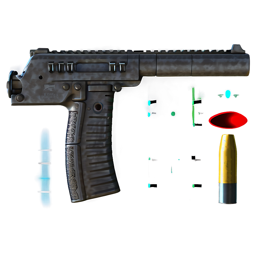 Suppressed Pistol Png 05242024 PNG image