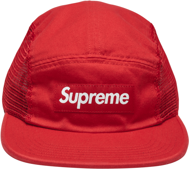 Supreme Branded Red Cap PNG image