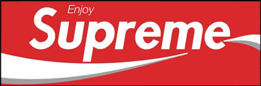 Supreme Styled Logo Parody PNG image