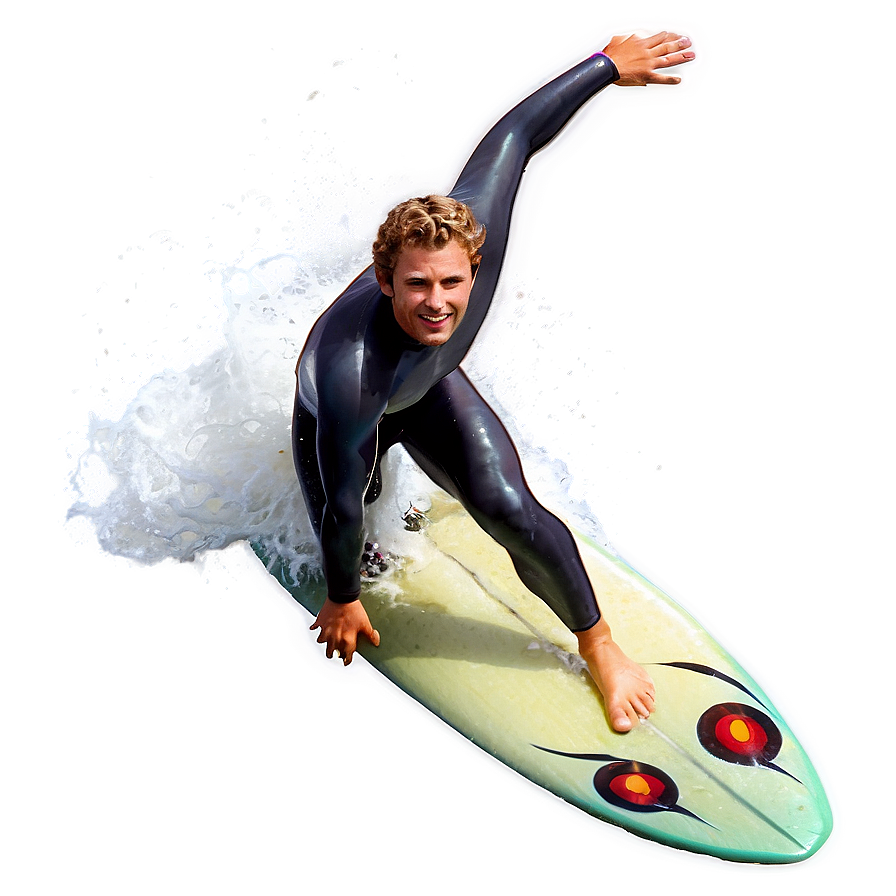 Surfer Catching Wave Png 40 PNG image