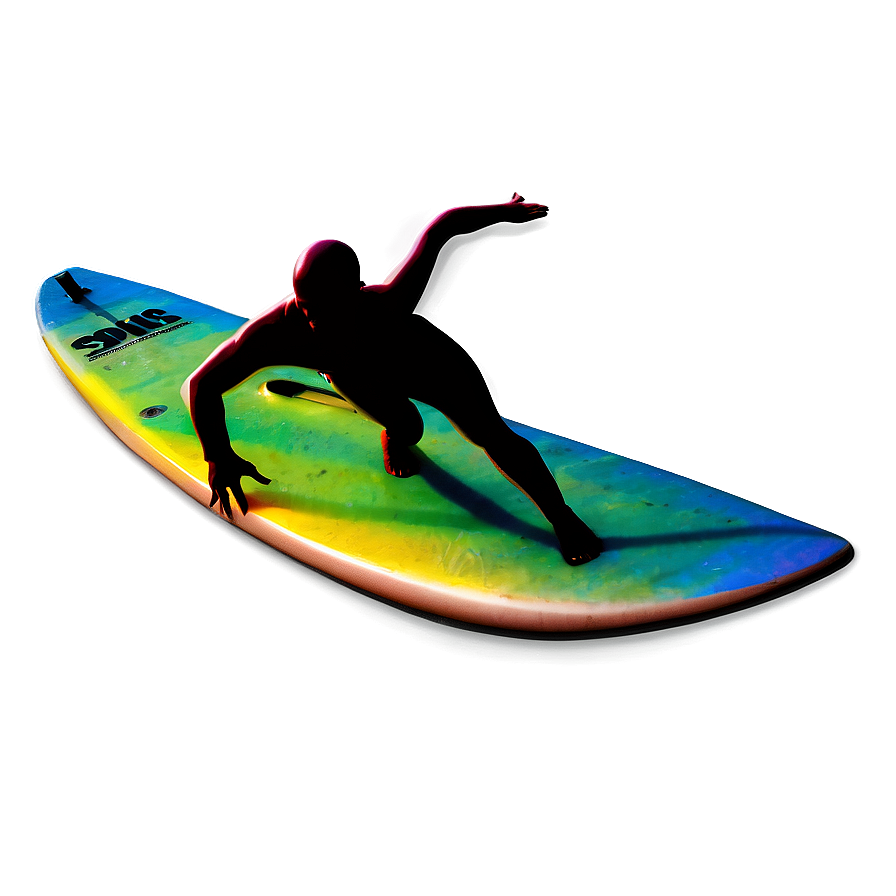 Surfer With Sunset Background Png 56 PNG image