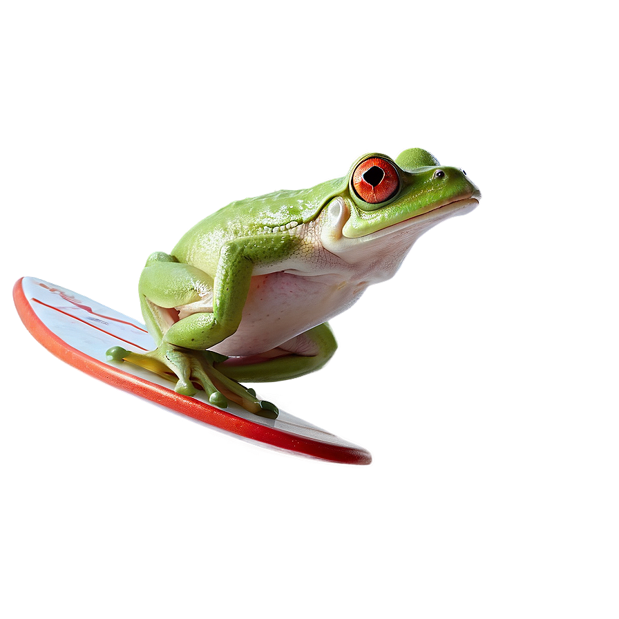 Surfing Frog Cool Png 20 PNG image