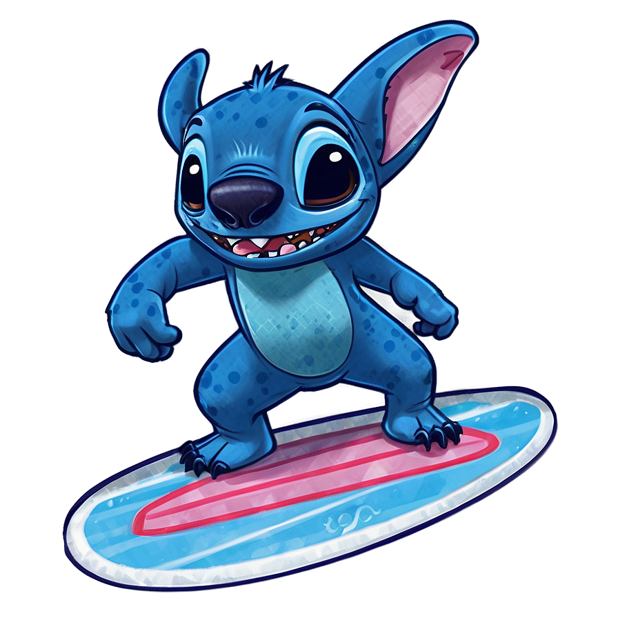 Surfing Stitch Png 05032024 PNG image