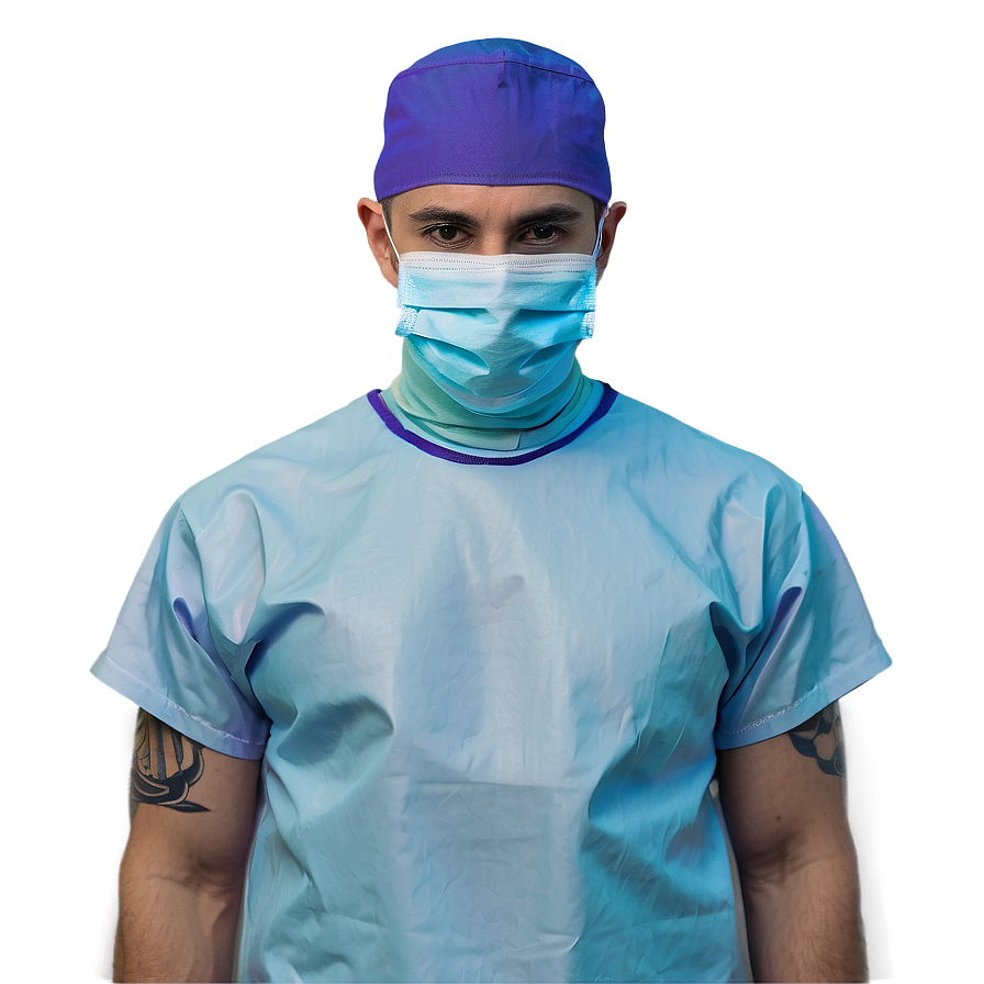 Surgical Mask And Cap Png 06252024 PNG image