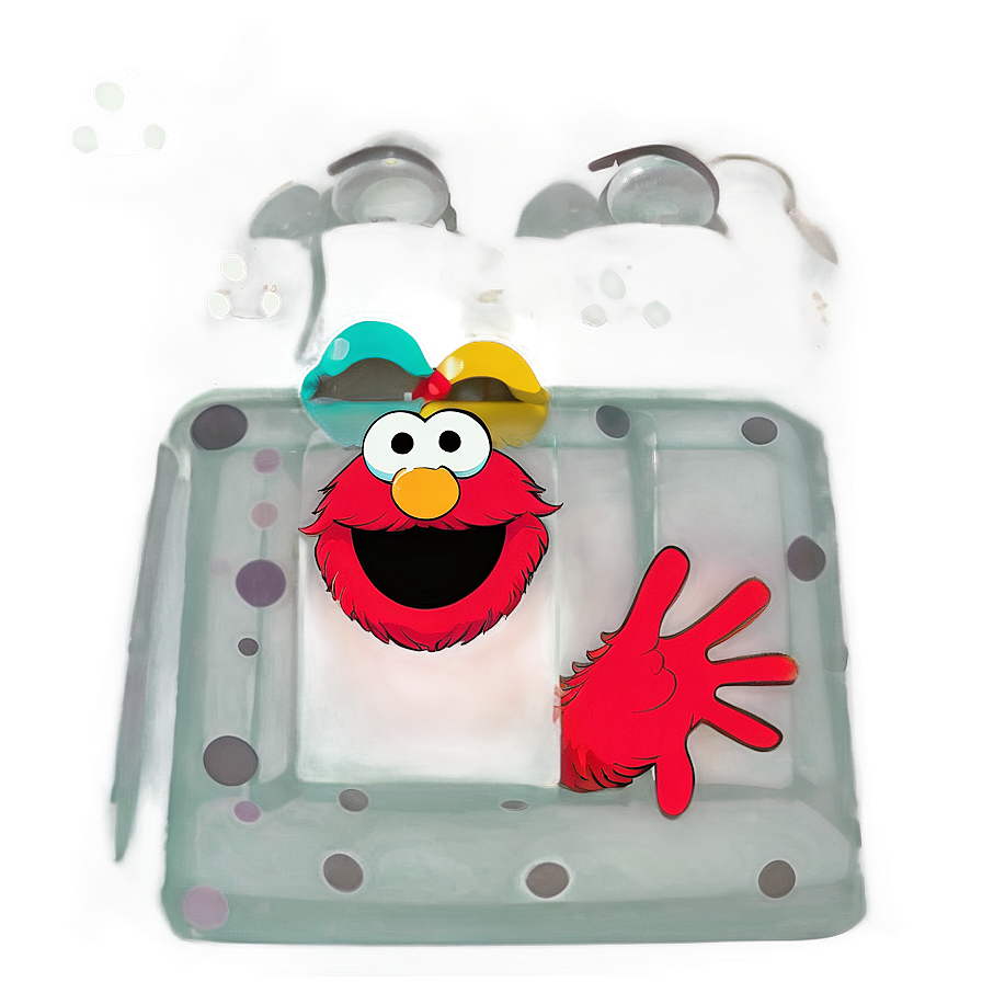 Surprise Elmo Face Expression Png 06212024 PNG image