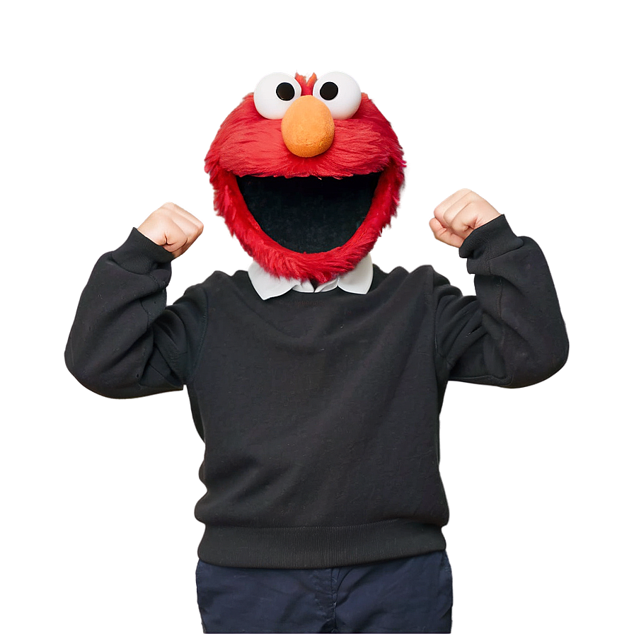 Surprise Elmo Face Expression Png Vay PNG image