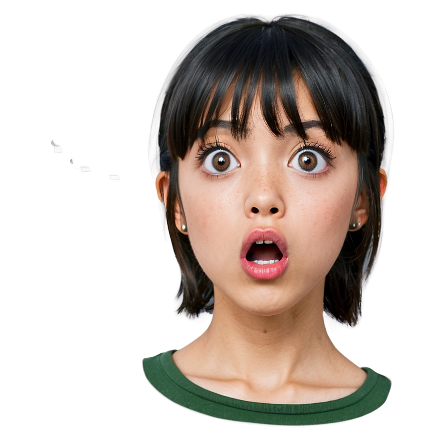 Surprised Anime Face Png 22 PNG image