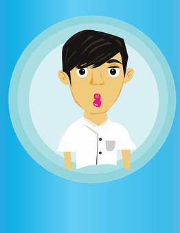 Surprised Cartoon Boy Avatar PNG image