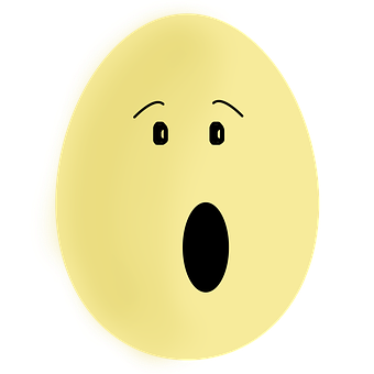 Surprised Egg Expression PNG image