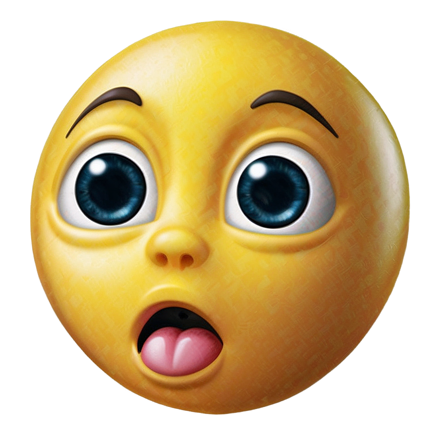 Surprised Emoji Reaction Png 05252024 PNG image