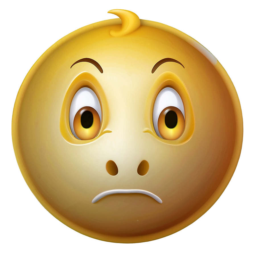 Surprised Face Emoji Png 05042024 PNG image