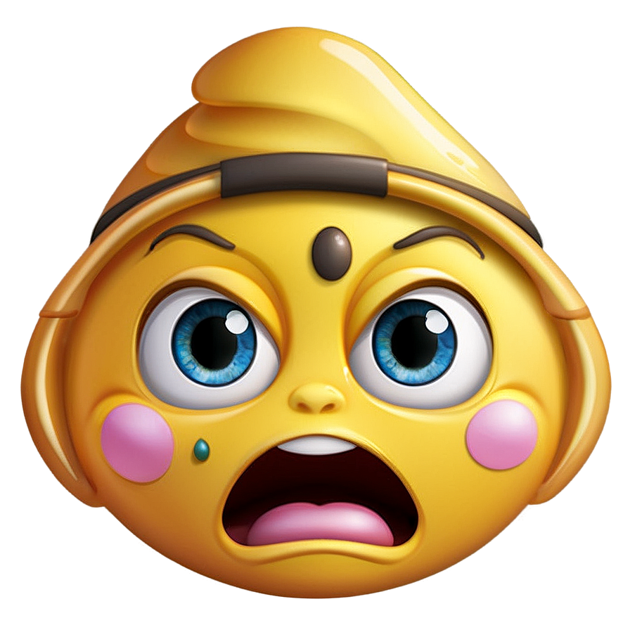 Surprised Face Emoji Png 29 PNG image