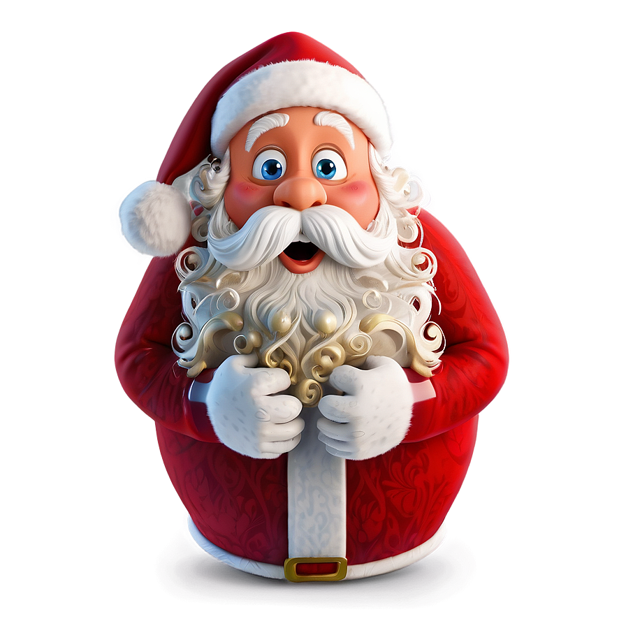 Surprised Santa Cartoon Png 49 PNG image