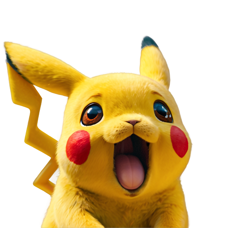 Surprised Yellow Pikachu Png 06132024 PNG image