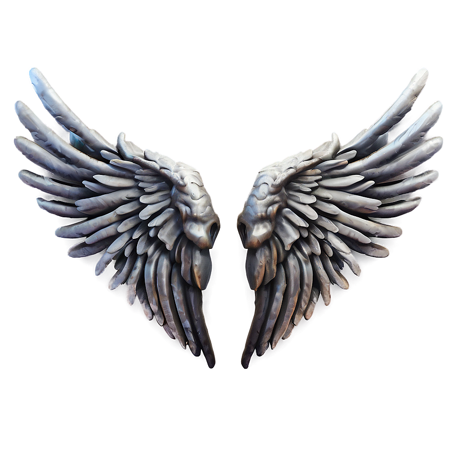 Surreal Angel Wings Emblem Png 15 PNG image