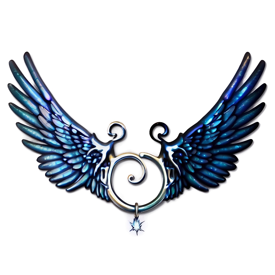 Surreal Angel Wings Emblem Png Kdj PNG image