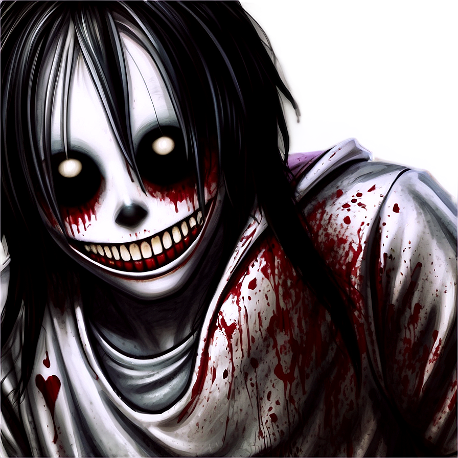 Surreal Jeff The Killer Art Png Wqr PNG image