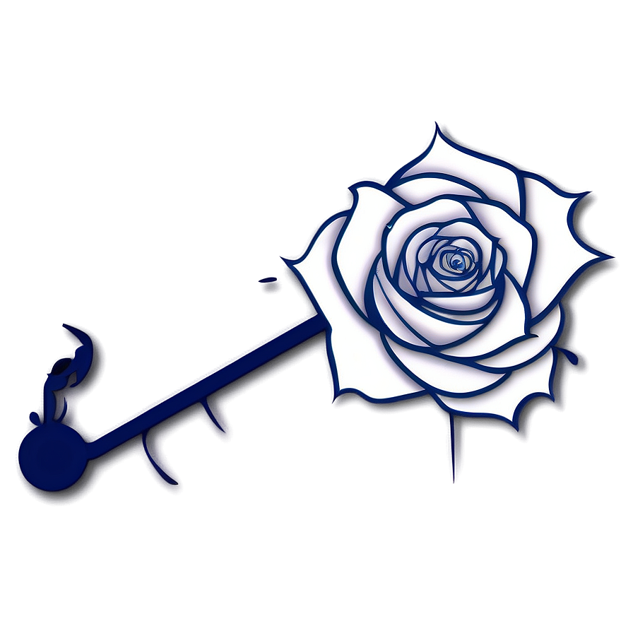 Surreal Rose Tattoo Blueprint Png Yvn PNG image