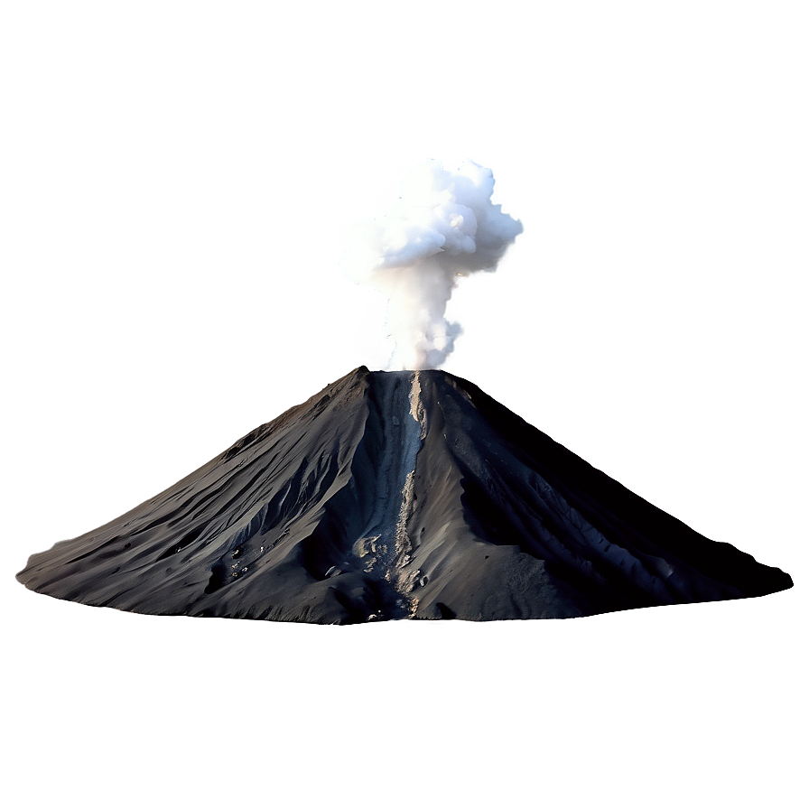 Surreal Volcano Scene Png 05232024 PNG image