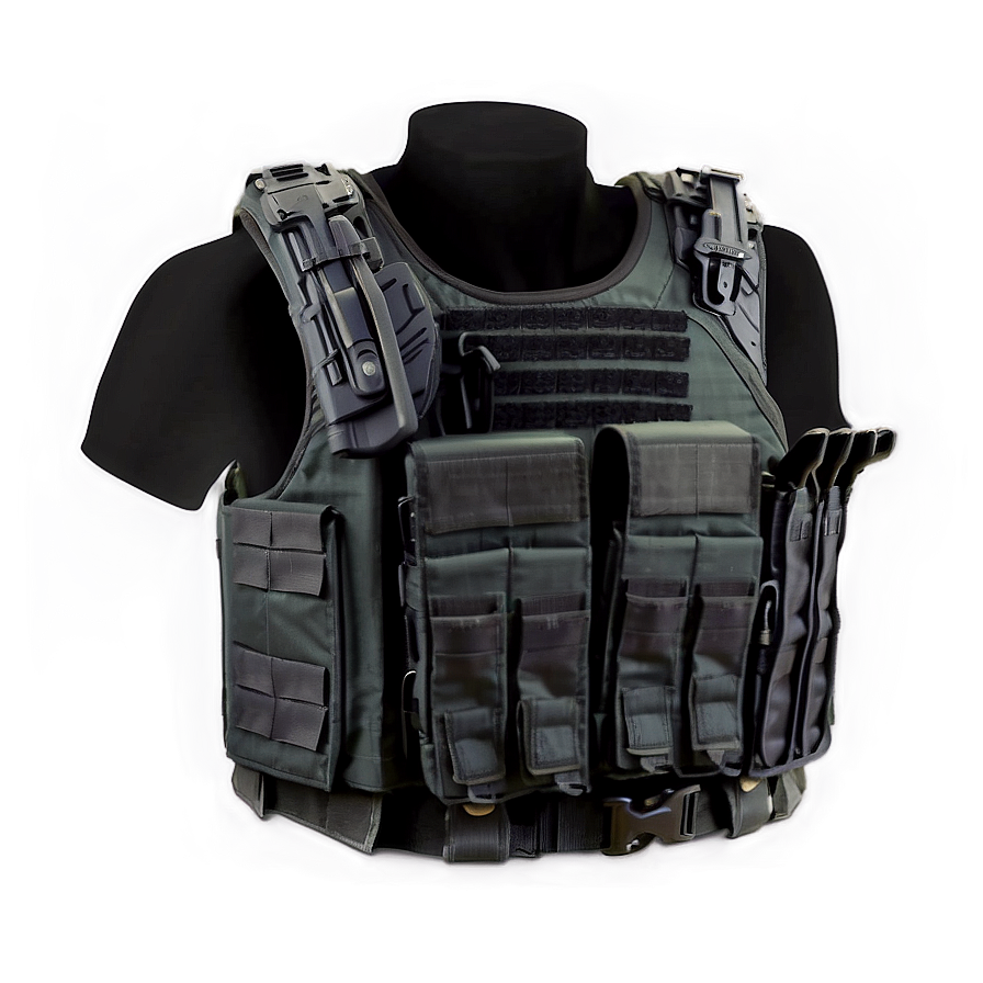 Survival Tactical Vest Bulletproof Png 06262024 PNG image