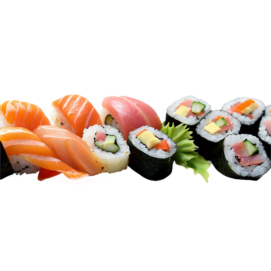 Sushi And Sashimi Feast Png Wel98 PNG image