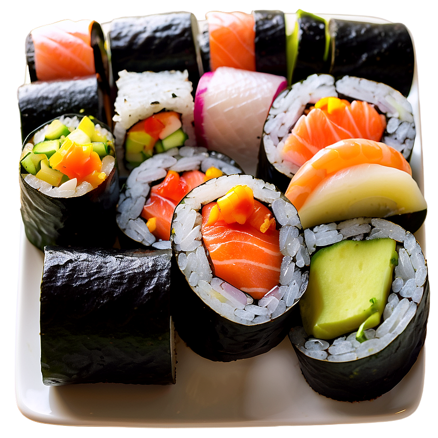 Sushi Roll Delight Png 2 PNG image