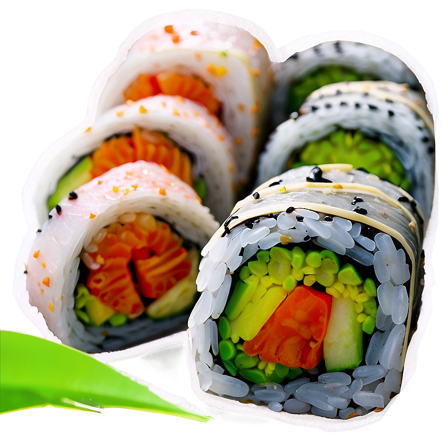 Sushi Roll Delight Png Olw PNG image