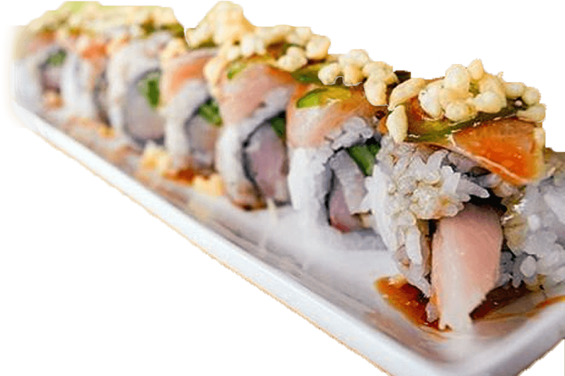 Sushi Roll Platter Delicious PNG image