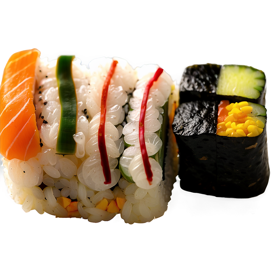 Sushi Roll Varieties Png Bjw PNG image