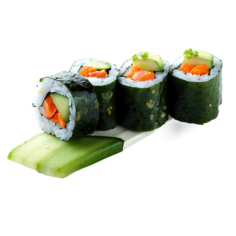 Sushi Roll With Cucumber Png 41 PNG image