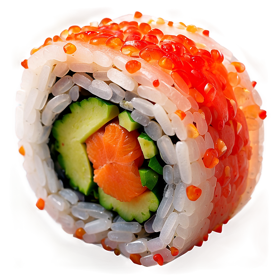 Sushi Roll With Roe Png 05212024 PNG image